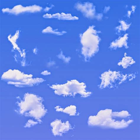 For weBDesigner: Cloud brushes Photoshop