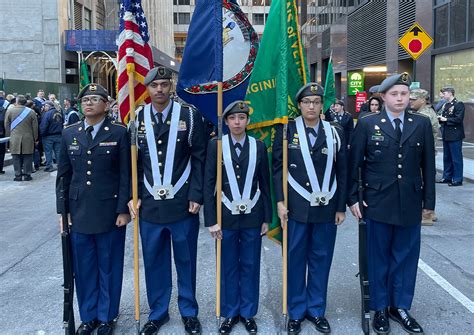 Woodbridge Senior High School Army JROTC in NYC St. Patrick’s Day ...