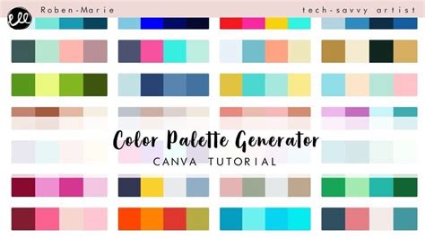 How to use Canva's Custom color palette generator | Color palette ...