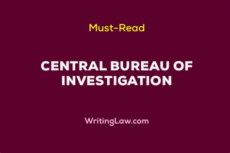 About CBI - Composition, Functions and Organisation - Law Note