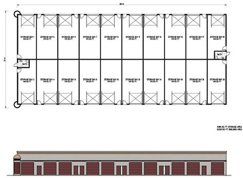 an image of a building that is under construction and the floor plan shows it's size