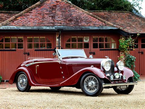 1934 Bentley Drophead Coupe Right Side View | Classic cars, Convertible, Coupe