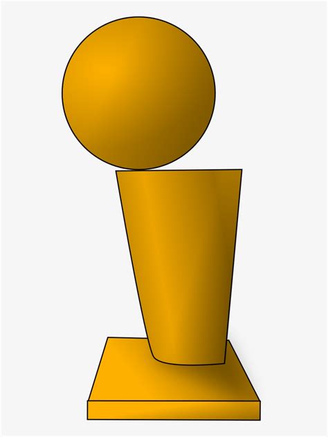 Nba Basketball Trophy Clipart - Larry O Brien Trophy Drawing PNG Image ...