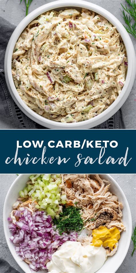 Creamy keto chicken salad – Artofit