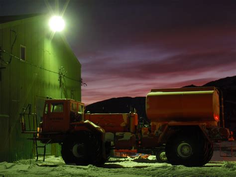 Fuel Truck At Dusk Free Stock Photo - Public Domain Pictures