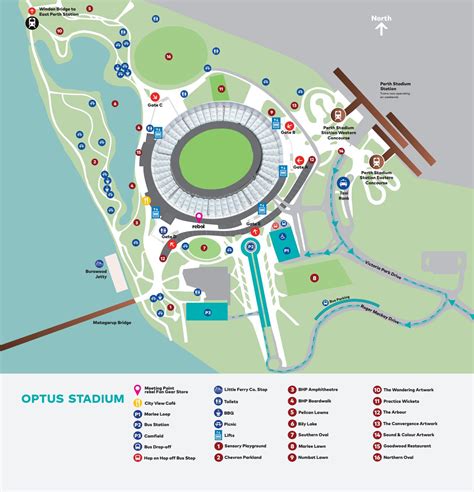 Optus Stadium Park Map by AusWaThai - Issuu