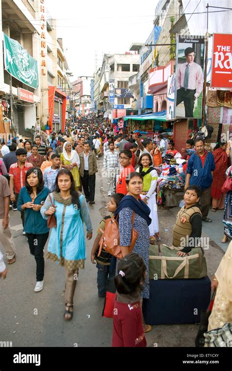 People walking on street ; Shillong ; Meghalaya ; India NOMR Stock ...