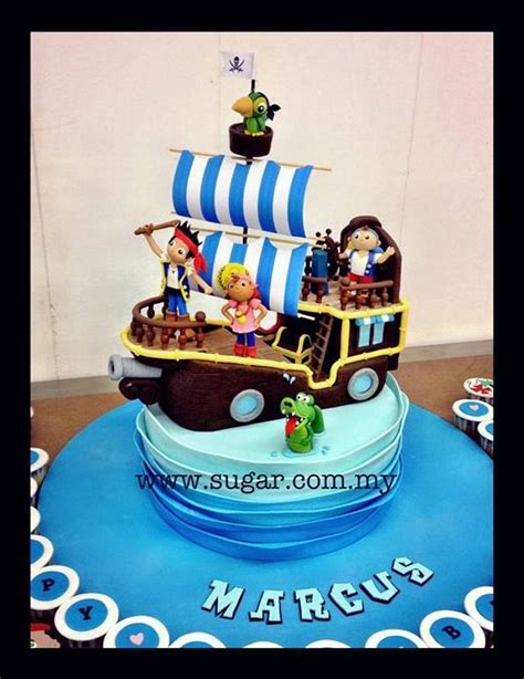 Jake the Pirate Cake - Decorated Cake by weennee - CakesDecor