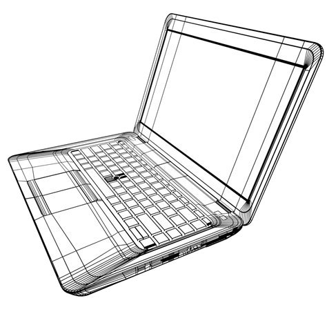 Laptop Computer Drawing at GetDrawings | Free download