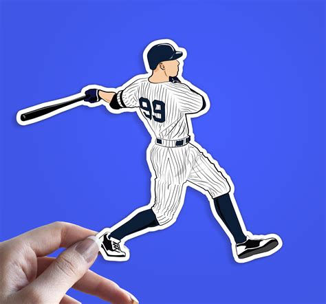 Aaron Judge All Rise Vinyl Sticker MLB Laptop Sticker Sports | Etsy