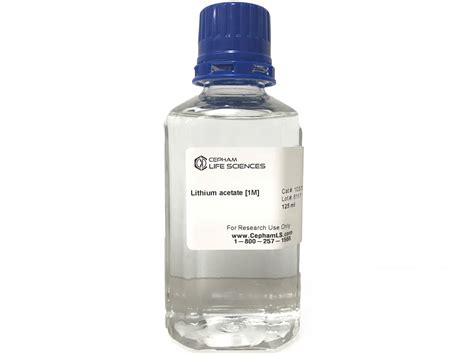 Lithium acetate [1M] Solution - Cepham Life Sciences Research Products