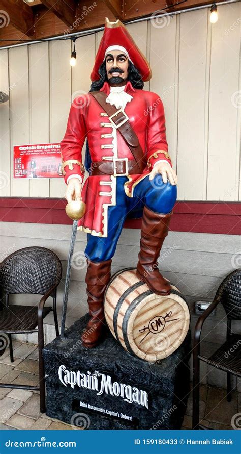 Captain Morgan Beer Statue - Next Door Pub Editorial Stock Photo ...