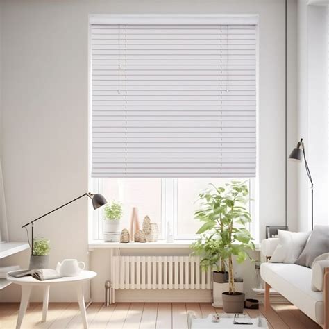 Cordless Horizontal Venetian Blinds Mini Blinds Aluminum