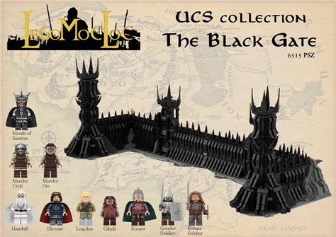 LEGO MOC UCS The Black Gate of Mordor by LegoMocLoc | Rebrickable - Build with LEGO