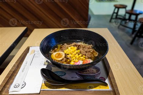 Japanese Ramen Noodles with egg 2707656 Stock Photo at Vecteezy