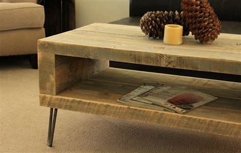 Reclaimed Wood Open Storage Coffee Table Console | www.etsy.… | Flickr