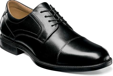 Florsheim Men's Midtown Cap Toe Oxford Black - Continental Shoes