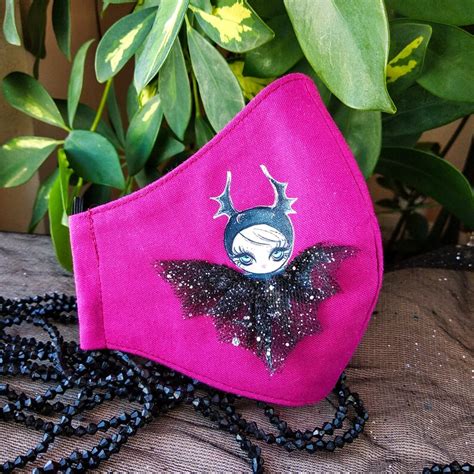 Bat Halloween kids face mask Halloween Face Mask Toddler | Etsy