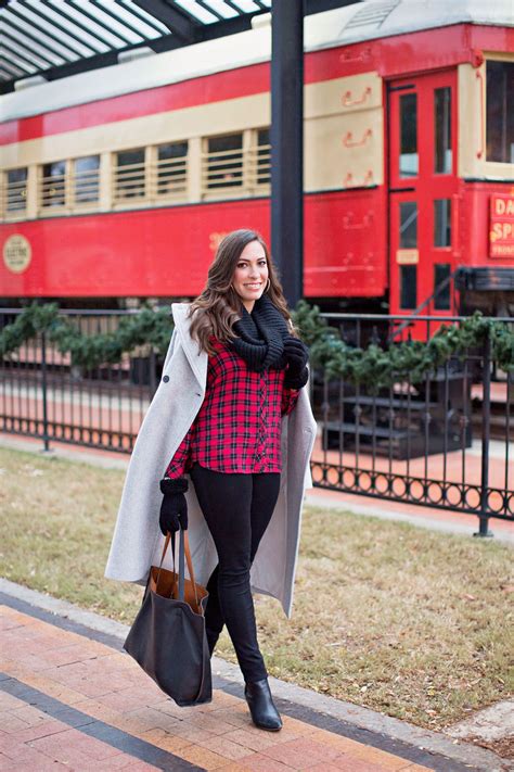 Casual Christmas Outfit - Buffalo Plaid Shirt - A Glam Lifestyle