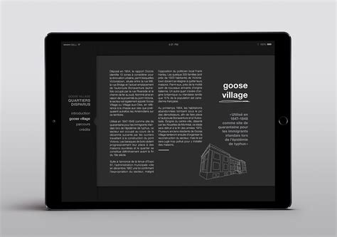 Goose Village | Web design on Behance