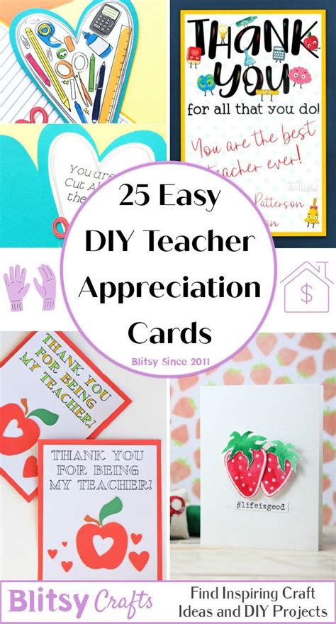 25 Awesome Teacher Appreciation Cards With Free Printables!, 46% OFF