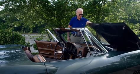 Joe Biden Shows Off 1967 Corvette Stingray, Talks Electric Version With ...