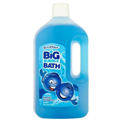 Scrubbles Blastin' Blueberry Scent Big Bubble Bath, 64 fl oz - Walmart.com