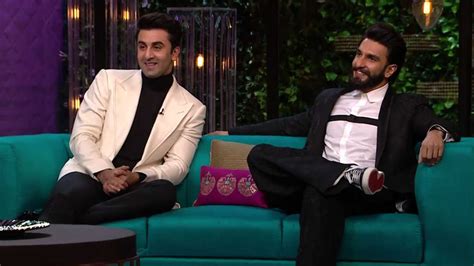 Ranbir Kapoor Suit In Koffee With Karan