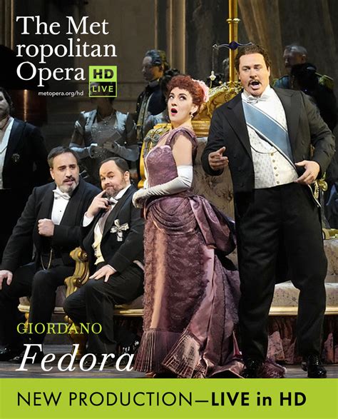 Metropolitan Opera Live in HD - Fedora - Oregon Coast Council for the Arts