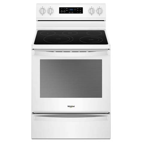 Whirlpool 6.4 cu. ft. Electric Range with Self-Cleaning Fan Convection ...