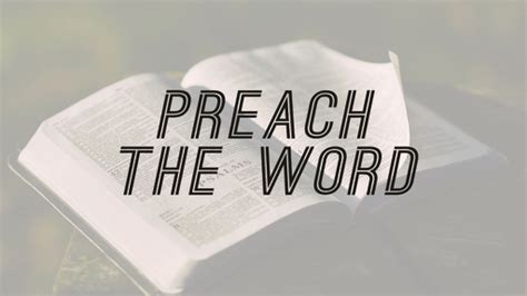 Preach the Word - Jump Into The Word