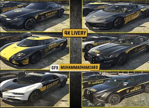 Design custom livery of police ems cars of fivem template for your fivem server by Ladipsy | Fiverr