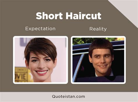 Expectation Vs Reality; Short Haircut | Expectation vs reality, Short hair cuts, Reality