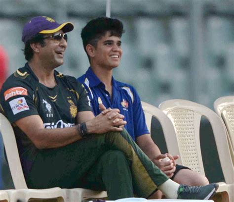 Arjun Tendulkar reveals how Wasim Akram helped him with his bowling