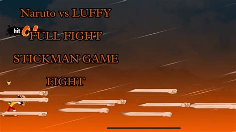Naruto vs luffy full fight in Stickman game - YouTube