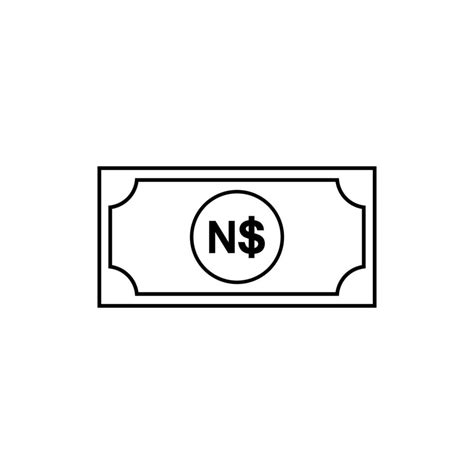 Namibia Currency Symbol, Namibian Dollar Icon, NAD Sign. Vector ...