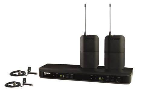 Shure SHR-BLX188CVLK14 Wireless Dual Lapel Mic System 2 x BLX1 Tx; 2 x ...