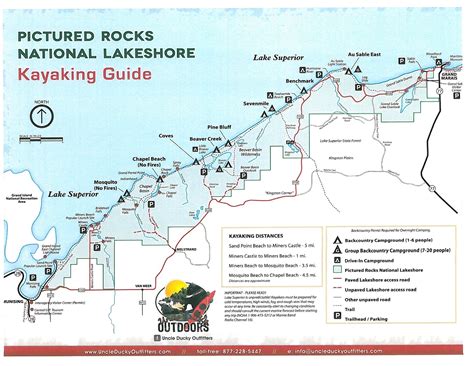 Pictured Rocks Hiking Trail Map - Map Of San Francisco Bay Area