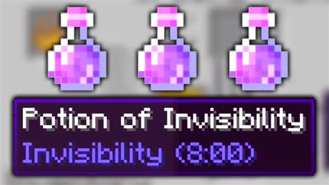 Minecraft Invisibility Potion