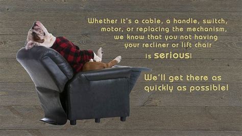 Need Your Recliner Repaired? Electric, Manual or Mechanism