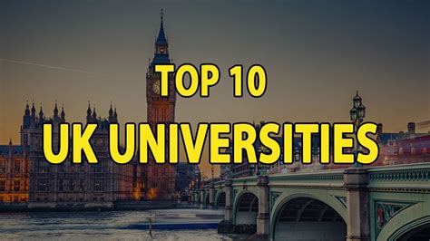 Top 10 Universities in UK - YouTube