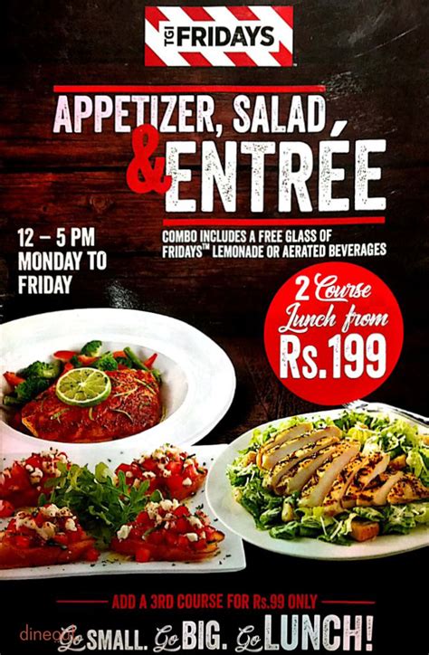 Menu of TGI Friday's, Kukatpally, West Hyderabad | Dineout