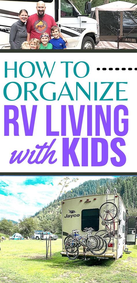 Living in an RV Full Time With Kids - The Best RV Organization Hacks!