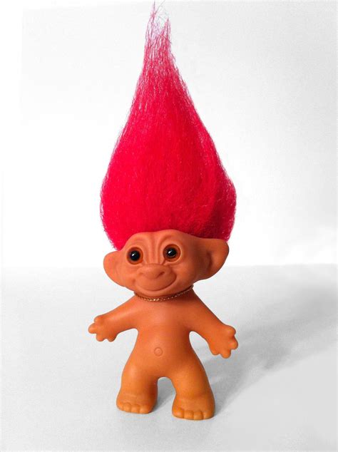 Original Wishnik Troll Doll Red Hair