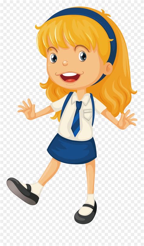 School Uniform Cartoon Image