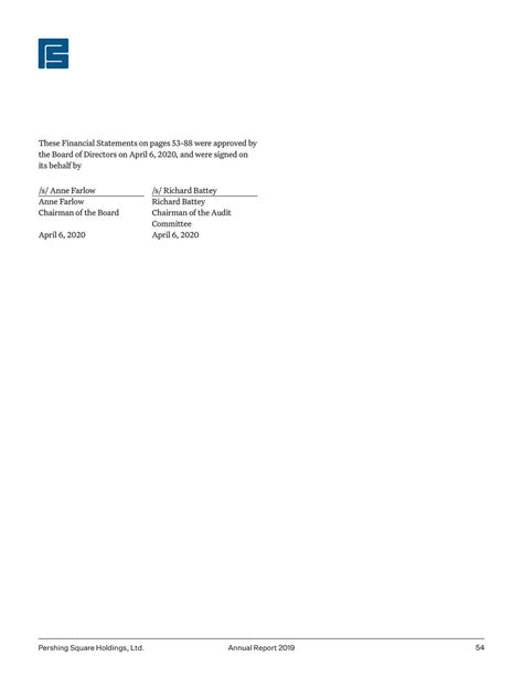 Pershing Square Holdings 2019 Annual Letter (OTCMKTS:PSHZF) | Seeking Alpha