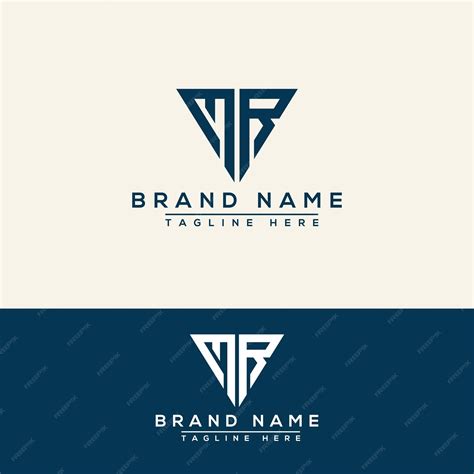 Premium Vector | Mr logo design template vector graphic branding element.