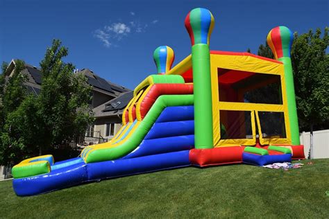 Dual Slide Bounce House with Water Slides | Canyon Party Rental