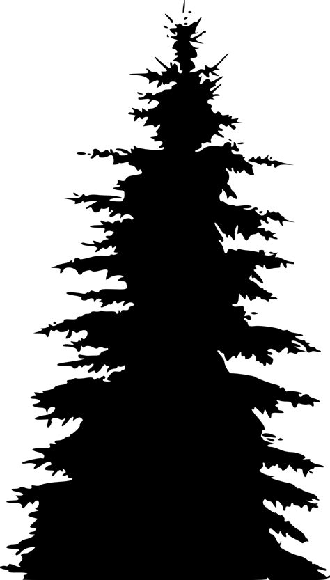 10 Pine Tree Silhouette (PNG Transparent) | OnlyGFX.com