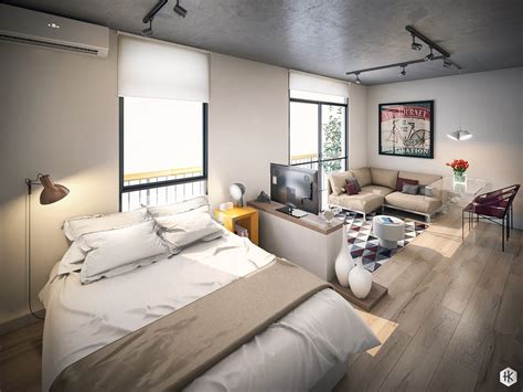 Compact and Cool: Studio Apartments - EMFURN.CA